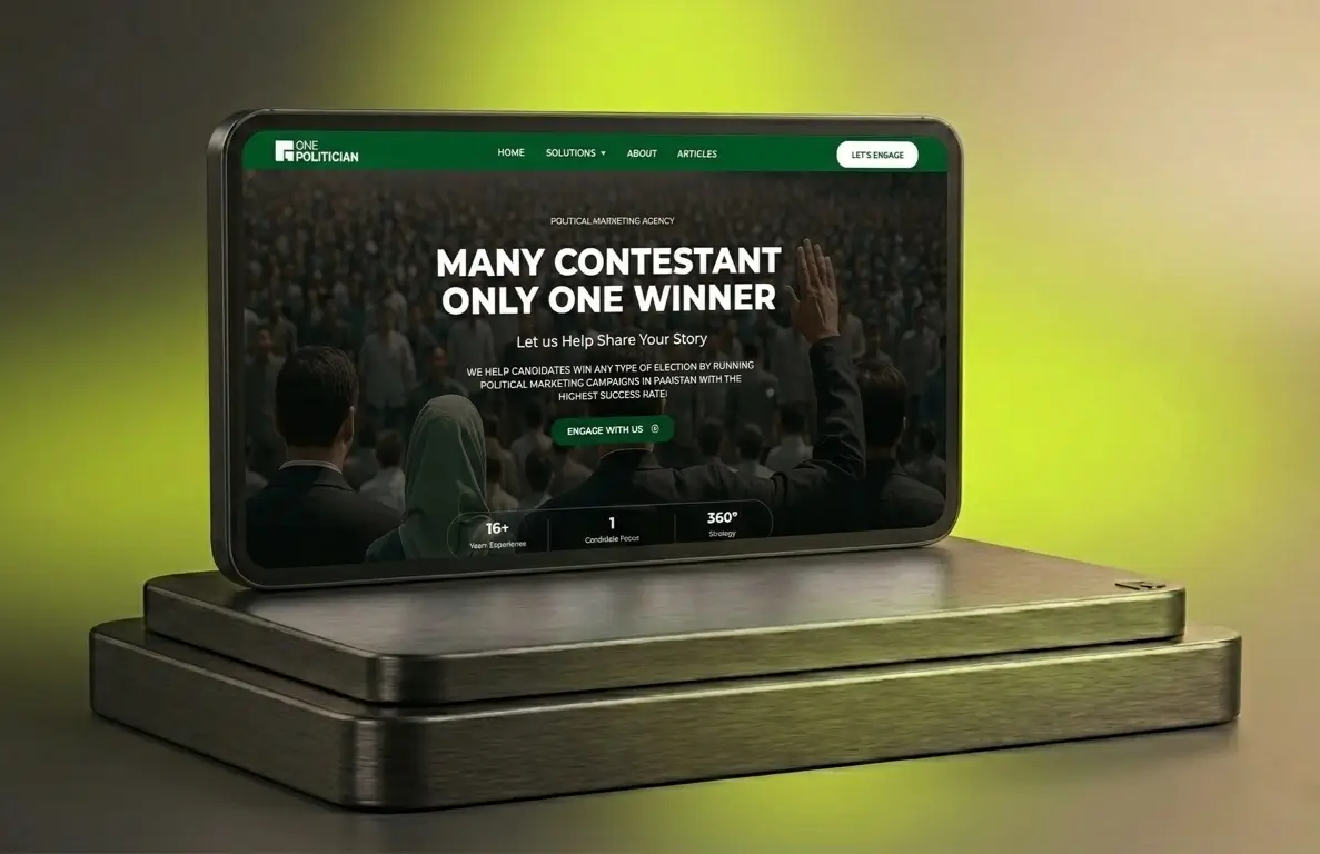 OnePolitician.pk - Agency Website
